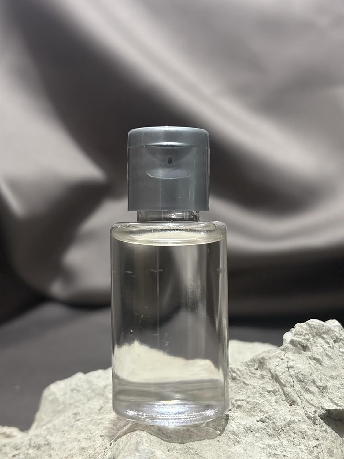 100 Adet 30 ML Boş Plastik Şişe OM80 Gri Kapak