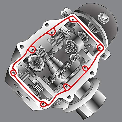 Alternative view of Gasket Maker | 310 ml | Kırmızı | Araç motoru, motosiklet, çelik, alüminyum, cam, seramik ve diğer birçok malzeme için özel ve güçlü dirençli sızdırmazlık maddesi