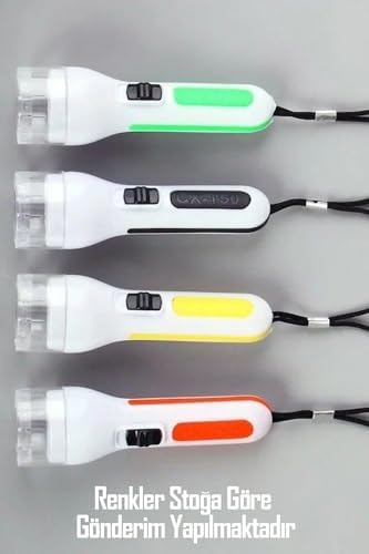 Alternative view of 12 Adet Pilli Küçük El Lambası Anahtarlık El Feneri Deprem Çantası Feneri Asma Kulplu T50-12