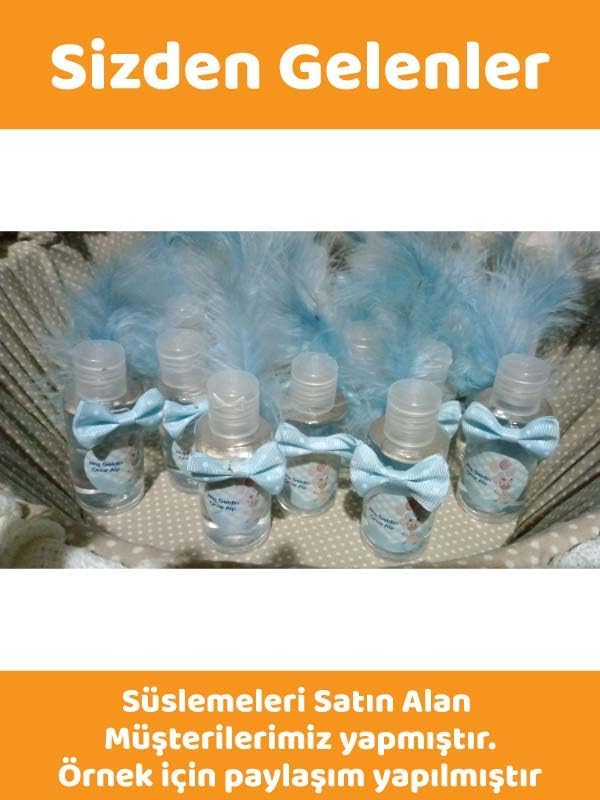 50 Adet 50 ML Boş Plastik Şişe OM61 Şeffaf Kapak