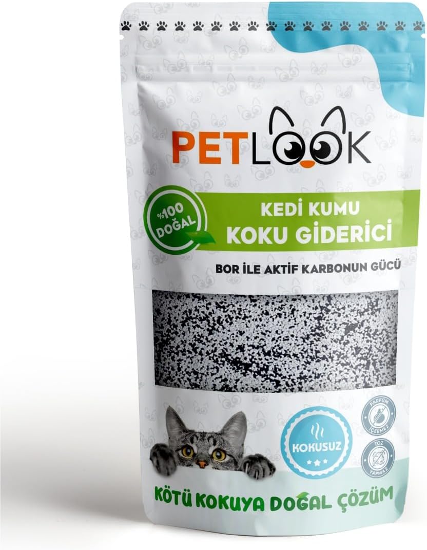 Alternative view of Petlook Kedi Kumu Koku Giderici Aktif Karbon Katkılı Kokusuz 300 gr (KOKUSUZ)