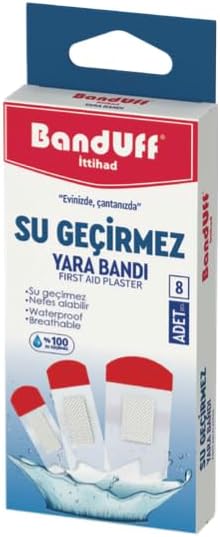 Banduff Su Geçirmez Yara Bandı 3'lü Paket (24 Adet)