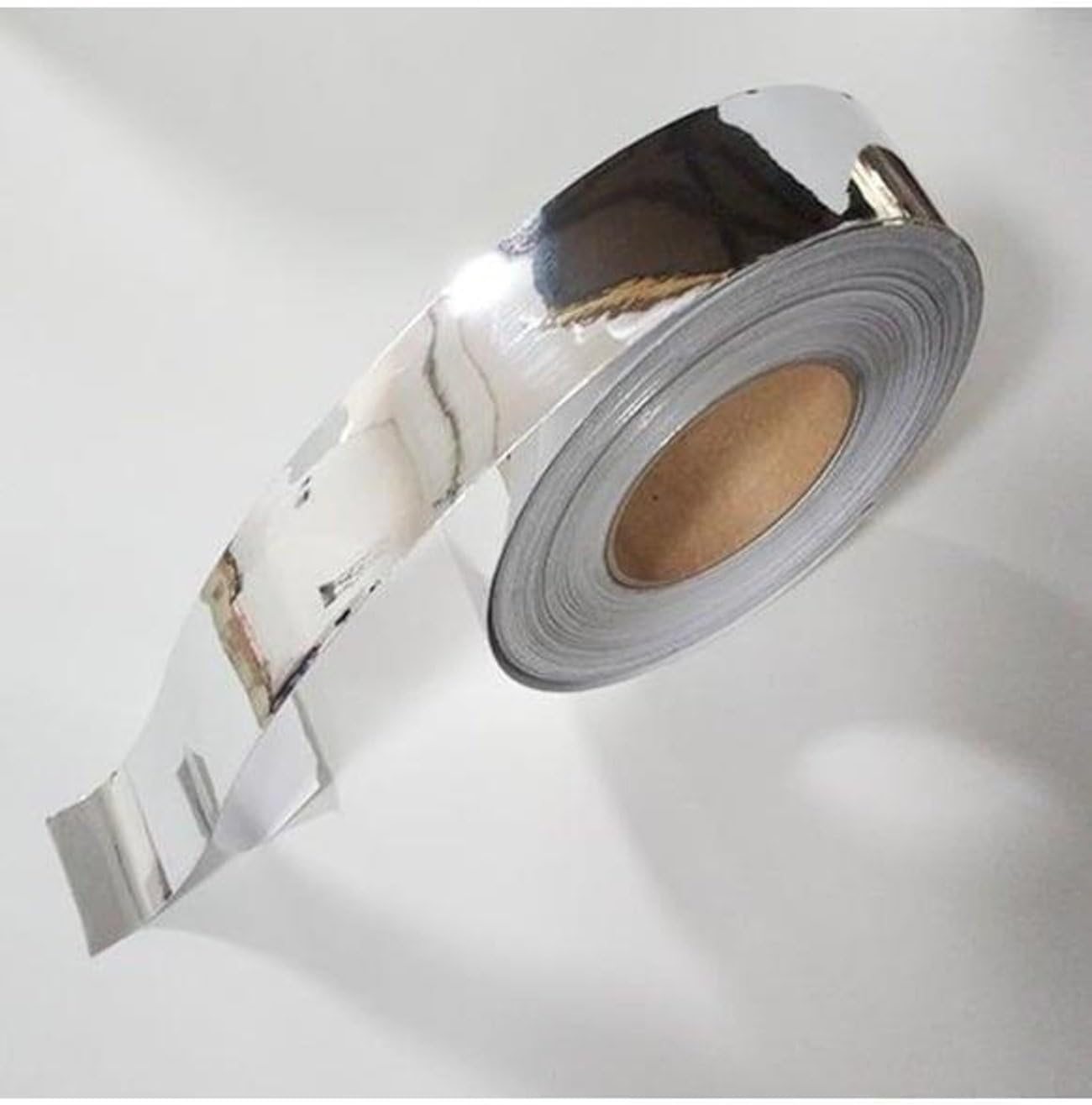 Alternative view of Krom Nikelaj Bant Yapışkanlı Araç Çıta Direk Kaplama Folyosu 10 Cm X 5 Metre