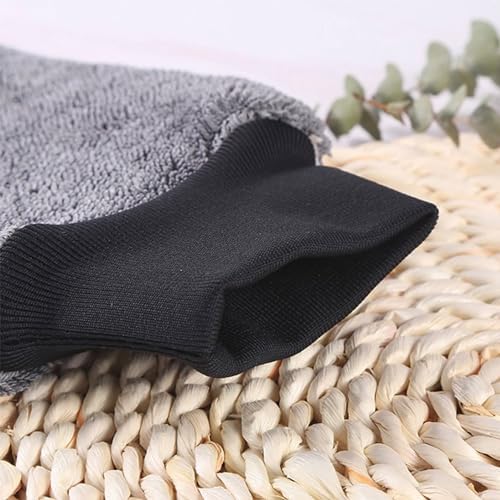 - Mikrofiber Oto Yıkama Eldiveni ve Araç Pasta Cila Eldiveni - Araba Köpükleme Yıkama ve Mop Temizlik Eldiveni