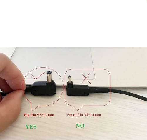 Alternative view of 19V 2.37a 45w 5.5 x 1.7mm Büyük Pin Adaptörü Şarj Cihazı Yedek Parça Acer ADP ile uyumlu - 45fe f ADP - 45he d