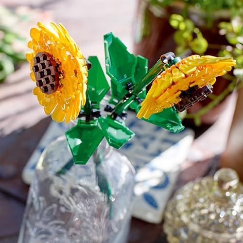 Alternative view of Botanicals Ayçiçeği 40524 – 8 Yaş ve Üzeri Çocuklar için Doğum Günü Hediyesi Fikri, Ayarlanabilir Yeşil Saplı ve Yapraklı 2 Ayçiçeği İçeren Dekoratif Yaratıcı Oyuncak Yapım Seti (191 Parça)