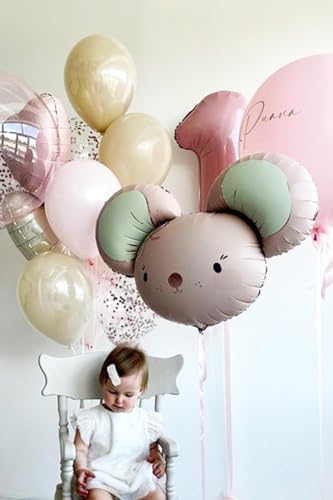 Alternative view of P.E.K. Sevimli Fare Kafası Folyo Balon 68cm
