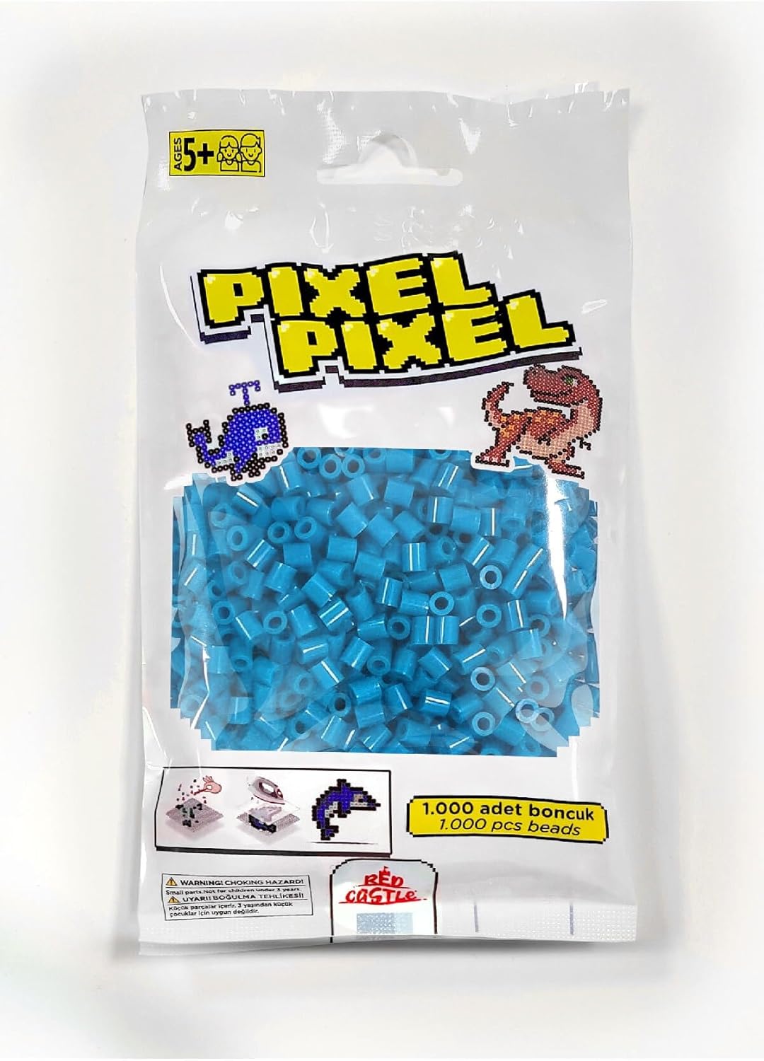 Alternative view of Red 1000'lik Midi Boncuk-açık Mavi (lıght Blue Beads-1000 Pcs)