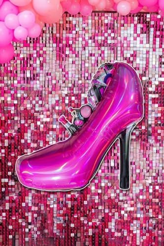 P.E.K. Stiletto Ayakkabı Balon Topuklu Ayakkabı Şekilli Folyo Balon 84cm