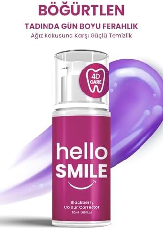 Alternative view of Hello Smile Anında Beyazlatıcı Diş Jeli, Böğürtlen Aromalı, Leke Karşıtı & Plak Önleyici, Günlük Ağız Bakımı, 50 ML