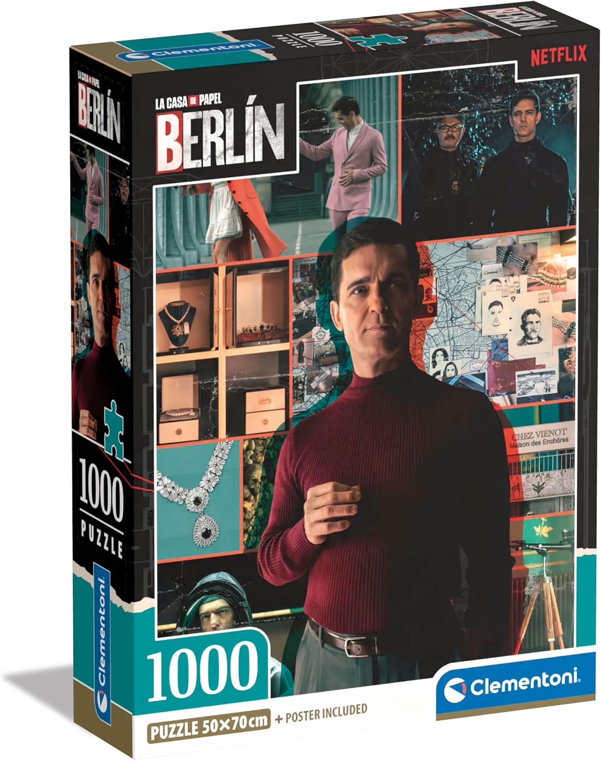 Alternative view of 1000 Parça La De Papel Puzzle 2 (Compact Box)