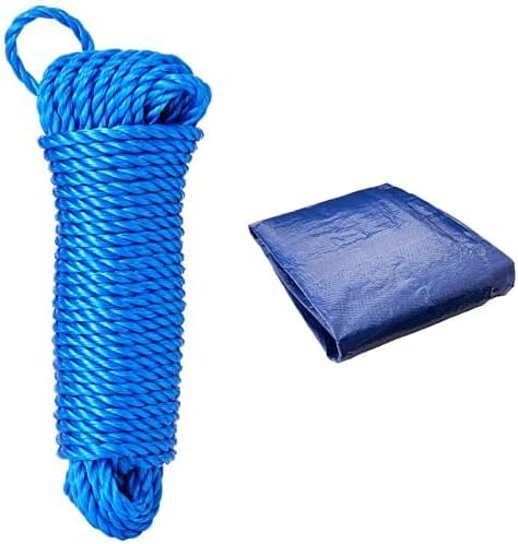 ‎44262 PE Halat, 15 m x 6 mm, 80229 5,4 m x 3,6 m Tente