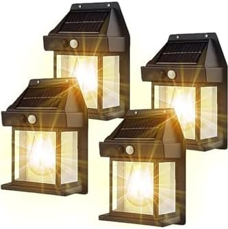 2026 Model YENİ Suya Dayanıklı Harekete Duyarlı Güneş Enerjili Solar LED Dış Mekan Bahçe Lambası (4)