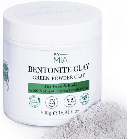 Alternative view of BY MIA Yüz ve Vücut Bentonit Kili%100 Natural Doğal Yeşil Toz Kil 500 gr