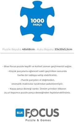 Alternative view of Blue Focus 1000 Parça Puzzle - THE KISS
