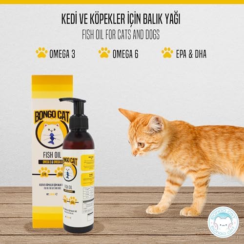 BONGO CAT Fish Oil - 200gr. (EVCİL HAYVANLAR İÇİN BALIK YAĞI)
