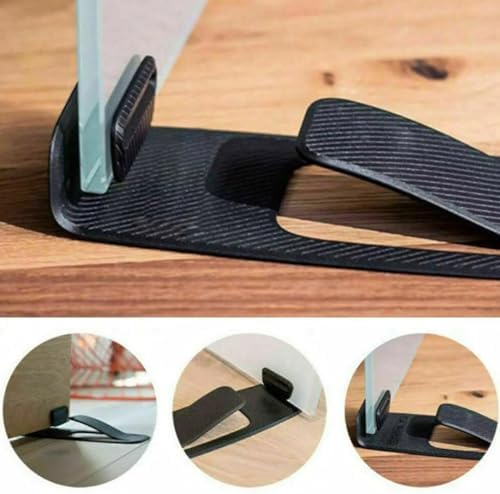 Yapışkanlı Kapı Stoperi 2'li Kapı Durdurucu Plastik Kapı Altı Takozu