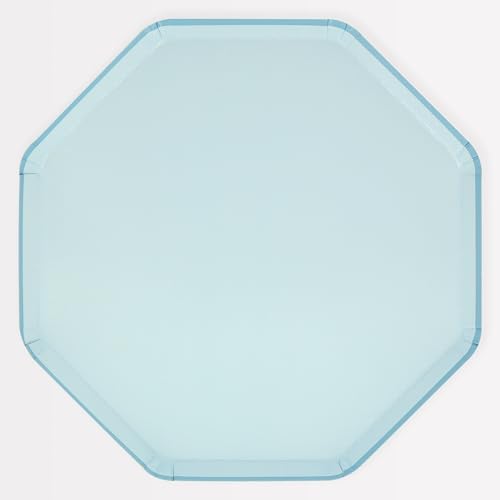 - Summer Sky Blue Dinner Plates - Yaz Mavisi Tabaklar (L) (x8)