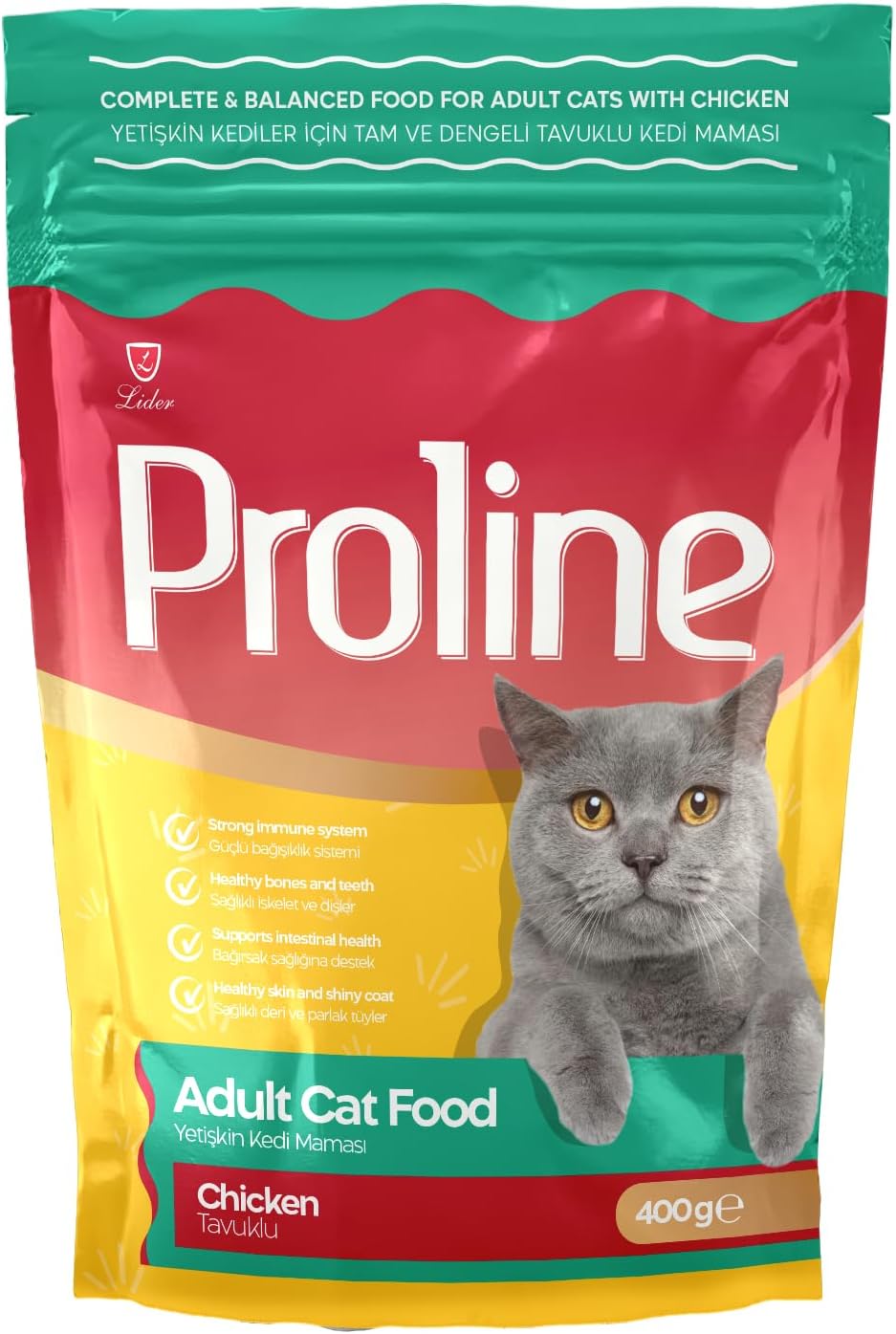 Alternative view of Proline Kedi Mama Yetişkin Tavuk 400 Gr