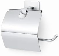 Banyo Kare Krom Yapışkanlı Kapaklı Tuvalet Kağıtlığı Wc Kağıtlık Tuvalet Kağıdı Askısı