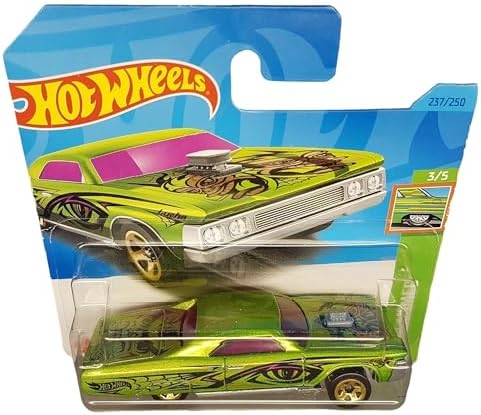 - Layin 'Lowrider - HW Slammed 3/5 - HKJ08 - Kısa Kart - Açık Yeşil Metalik - Mattel 2023 - 1:64