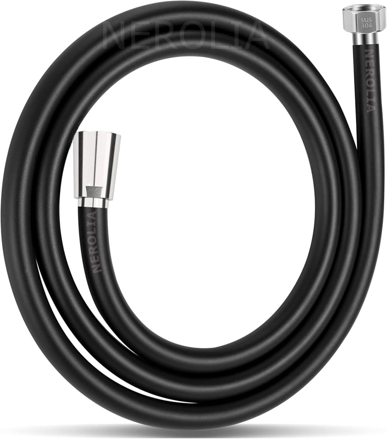 150cm Siyah PVC Banyo Duş Hortumu/Ultra Dayanıklı Banyo Spirali