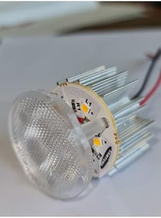 10'lu Paket Dekoratif Yuvarlak Tente Içi(Kasasız) Led Armatür 24v Beyaz Işık 6500k