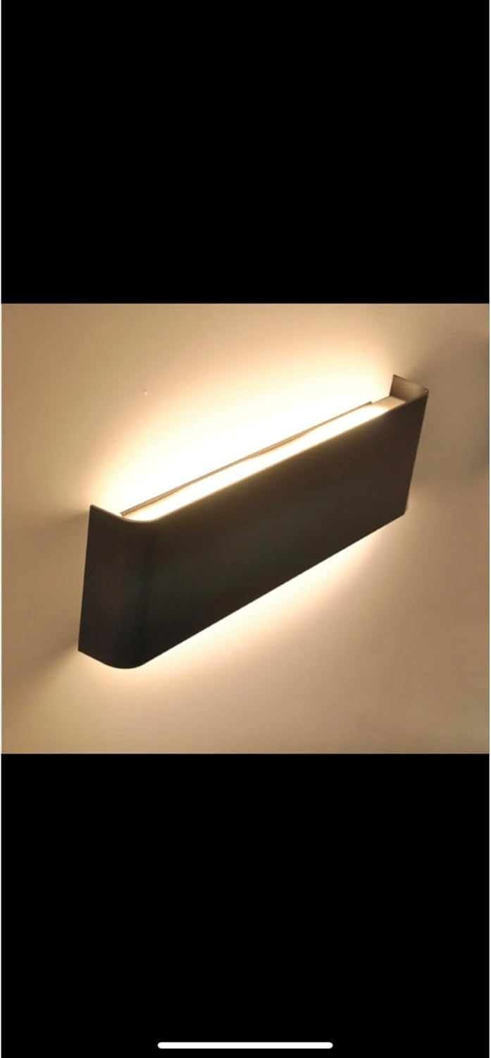 Çift Yönlü Led Aplik 34 x11 Cm Siyah kasa- BEYAZ IŞIK 6500K