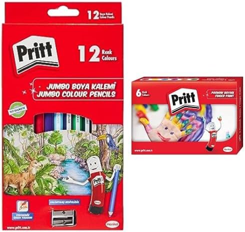 12'li Kuru Boya + 6'lı Parmak Boyası