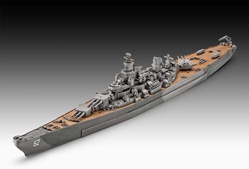 Model Set Battleship USS New Jersey- model kit with basic accessories