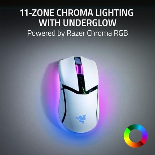 Alternative view of Cobra Pro - Chroma™ RGB ile Özelleştirilebilir Kablosuz Oyun Faresi - Beyaz