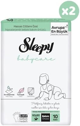 Babycare Bebek Bakım Örtüsü 10 Adet x 2