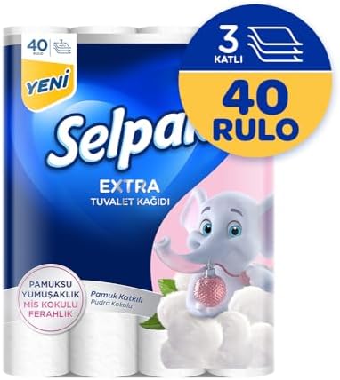Alternative view of Selpak 40'lı Pamuklu Pudra Kokulu Tuvalet Kağıdı