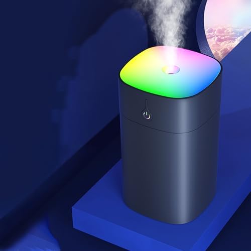 Alternative view of 400 ml Ultrasonik Hava Nemlendirici Ortam Nemlendirici Işıklı Hava Nemlendirici Buharlı Nemlendirici Buhar Makinesi ve Aroma Difüzörü H2O Nemlendirici Oda Nemlendirici Hava Temizleyici (Siyah)