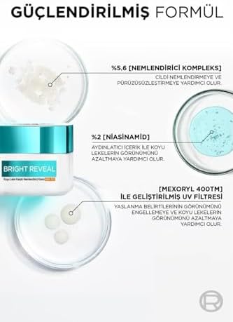 Alternative view of Bright Reveal Koyu Leke Karşıtı, Cilt Tonu Eşitleyici Spf50 Nemlendirici Krem Niasinamid 50 ml