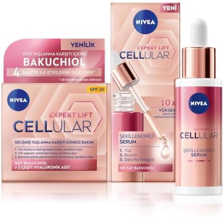 Alternative view of Cellular Doğal Retinol Alternatifi Bakuchiol Cilt Serumu30ml ve Hyaluronik Asit Gündüz Yüz Kremi50ml