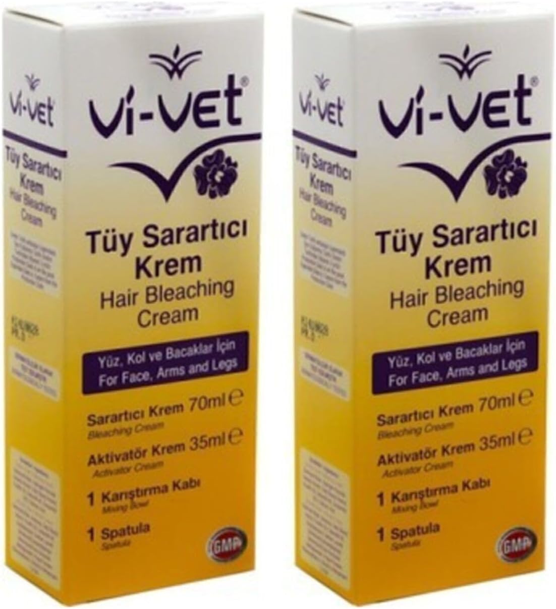 Vi-vet Ağda Tüy Sarartıcı Krem 70-35 ml x 2 adet