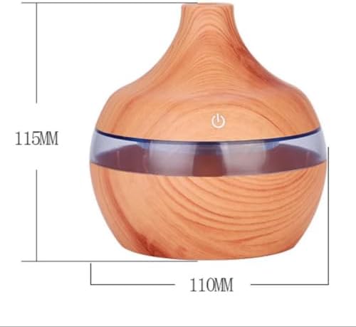 Ultrasonik 300 ML Led Işıklı Aroma Difüzörü Hava Nemlendirici Buhar Makinesi