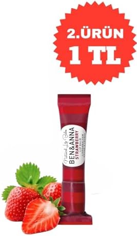 BEN & ANNA Doğal Lip Balm Strawberry 6 g