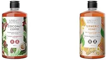 Care Body Series Coconut Coffee Yenileyici ve Pürüzsüzleştirici Duş Jeli 500 ml + Turmeric Cilt Tonu Eşitleyici ve Aydınlatıcı Duş Jeli 500 ml (Vegan)