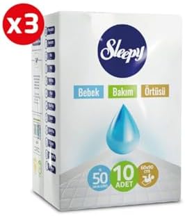 Babycare 10'lu Bebek Bakım Örtüsü x 3 Adet