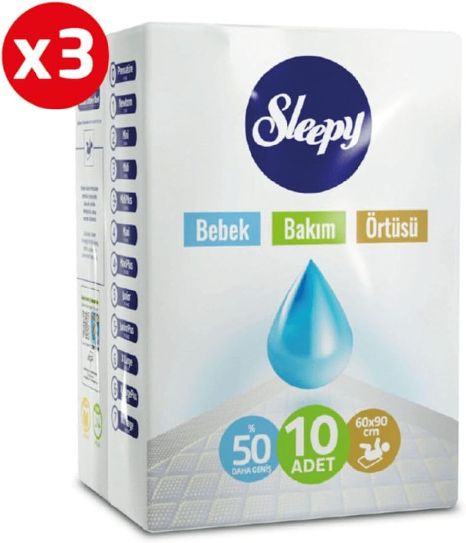 Alternative view of Babycare 10'lu Bebek Bakım Örtüsü x 3 Adet