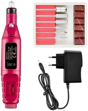Elektrikli 12V Tırnak Törpü Manikür Pedikür Makinesi Seti VE 12 Parça Çantalı Manikür Pedikür Set