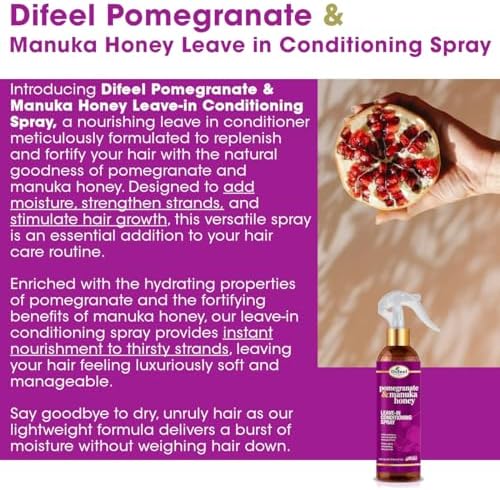Difeel Pomegranate & Manuka Saç Spreyi, 21959050892