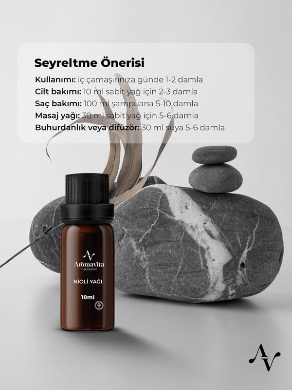 AromavitaNioli Uçucu Yağı%100 Dogal ve Saf Sertifikalı Seyreltilmemiş Niaouli Oil 10 ml
