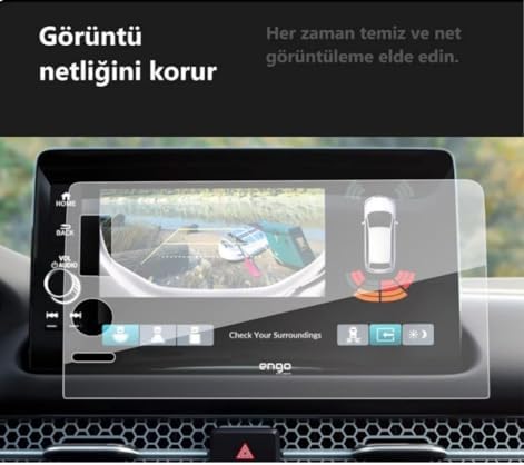 Alternative view of C-RV e:HEV 9 inç ile Uyumlu Multimedya Mat Ekran Koruyucu Şeffaf