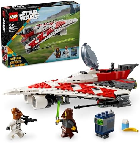 Alternative view of Jedi Bob’un Starfighter’ı 75388-8 Yaş ve Üzeri Sevenler İçin İnşa Edilebilen Oyuncak Starship Yapım Seti (305 Parça)