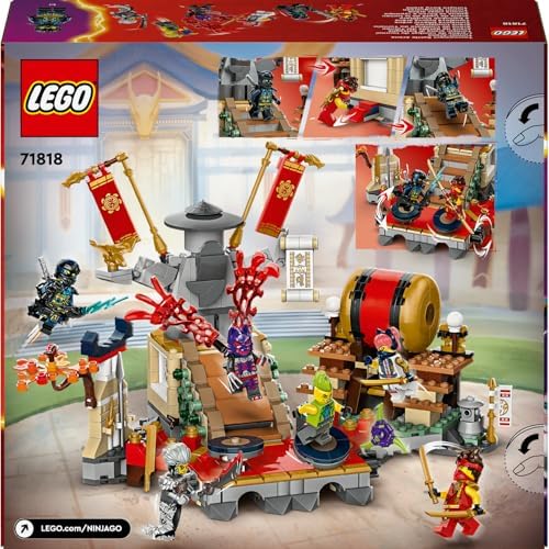 Alternative view of Turnuva Savaş Arenası 71818 – 7 Yaş ve Üzeri Kız ve Erkek Çocukları İçin 6 Minifigür İçeren Yaratıcı Oyuncak Yapım Seti, Çocuklar için Doğum Günü Hediyesi Fikri (659 Parça)