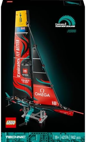Alternative view of Emirates New Zealand AC75 Yat 42174 - Yetişkinler için Yelkenli Tekne Modeli Yapım Seti (962 Parça)