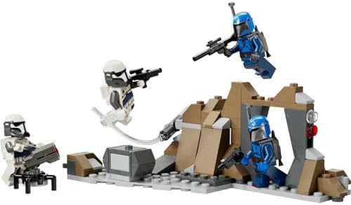 Alternative view of : The Mandalorian Mandalore Pususu Savaş Paketi 75373-6 Yaş ve Üzeri Çocuklar için 4 Minifigür İçeren Koleksiyonluk Yaratıcı Oyuncak Yapım Seti (109 Parça)